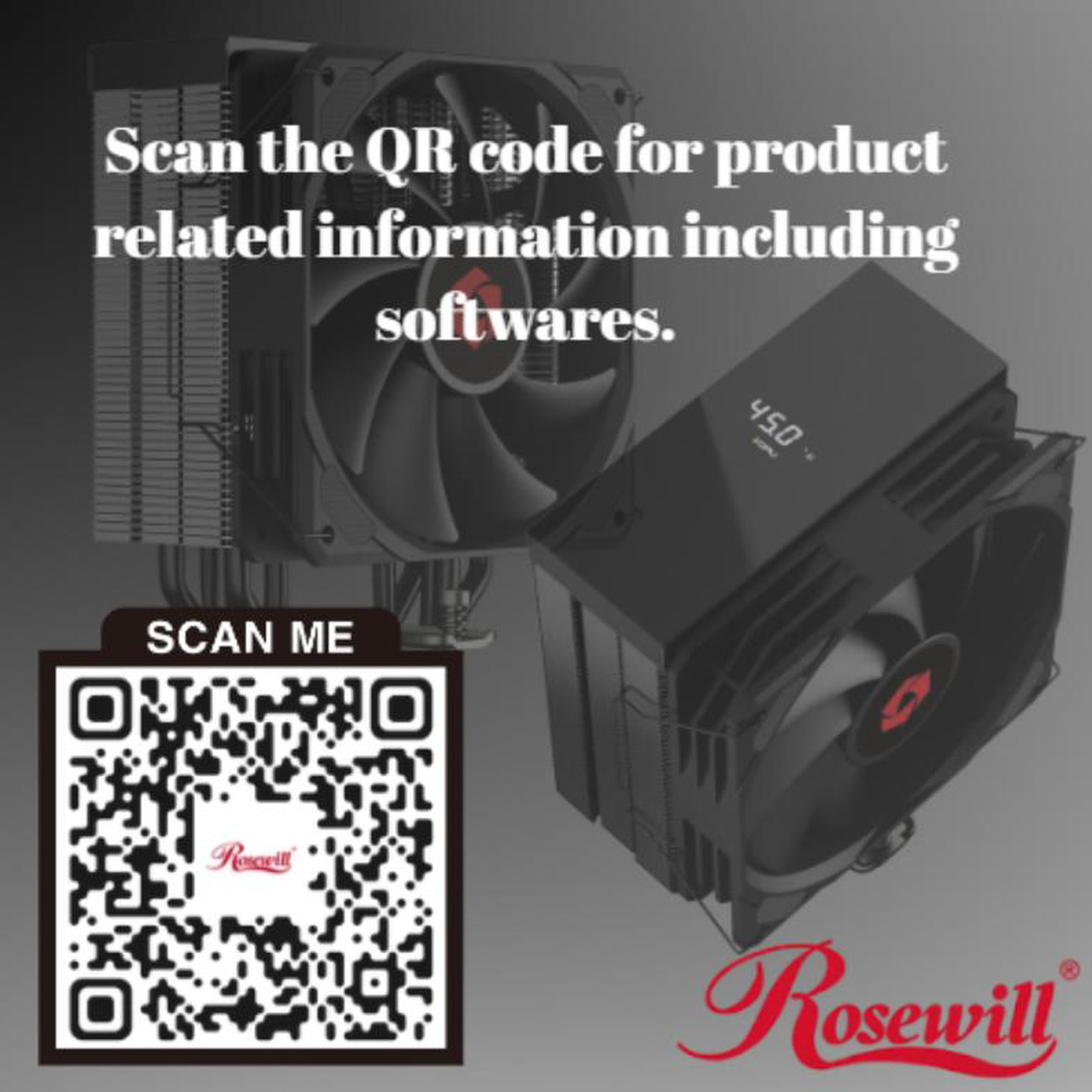 Open Box: Rosewill CPU Air Cooler with Digital Display | 5 Copper Heat Pipes | Up to 2000 RPM Fan Speed | 120mm Hydraulic Bearing PWM Fan | Support LGA 1851/1700/1151/1150/1155/1156/1200 | AMD AM5/AM4 - RWGCM2 - Newegg.com - Open Box condition - Image 12