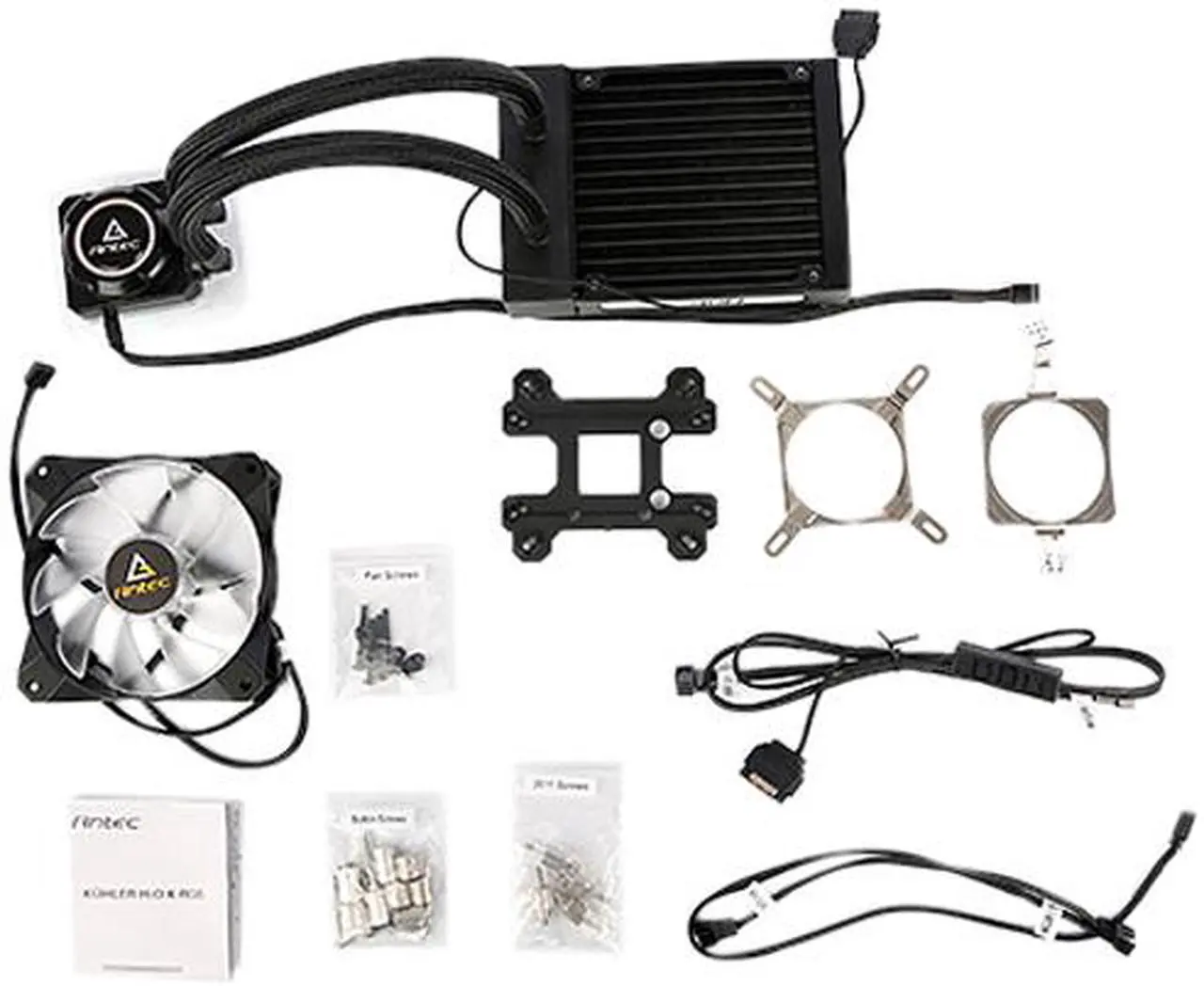 Alt view image 4 of 5 - Antec Kühler H2O K Series K120 RGB All in One CPU Cooler