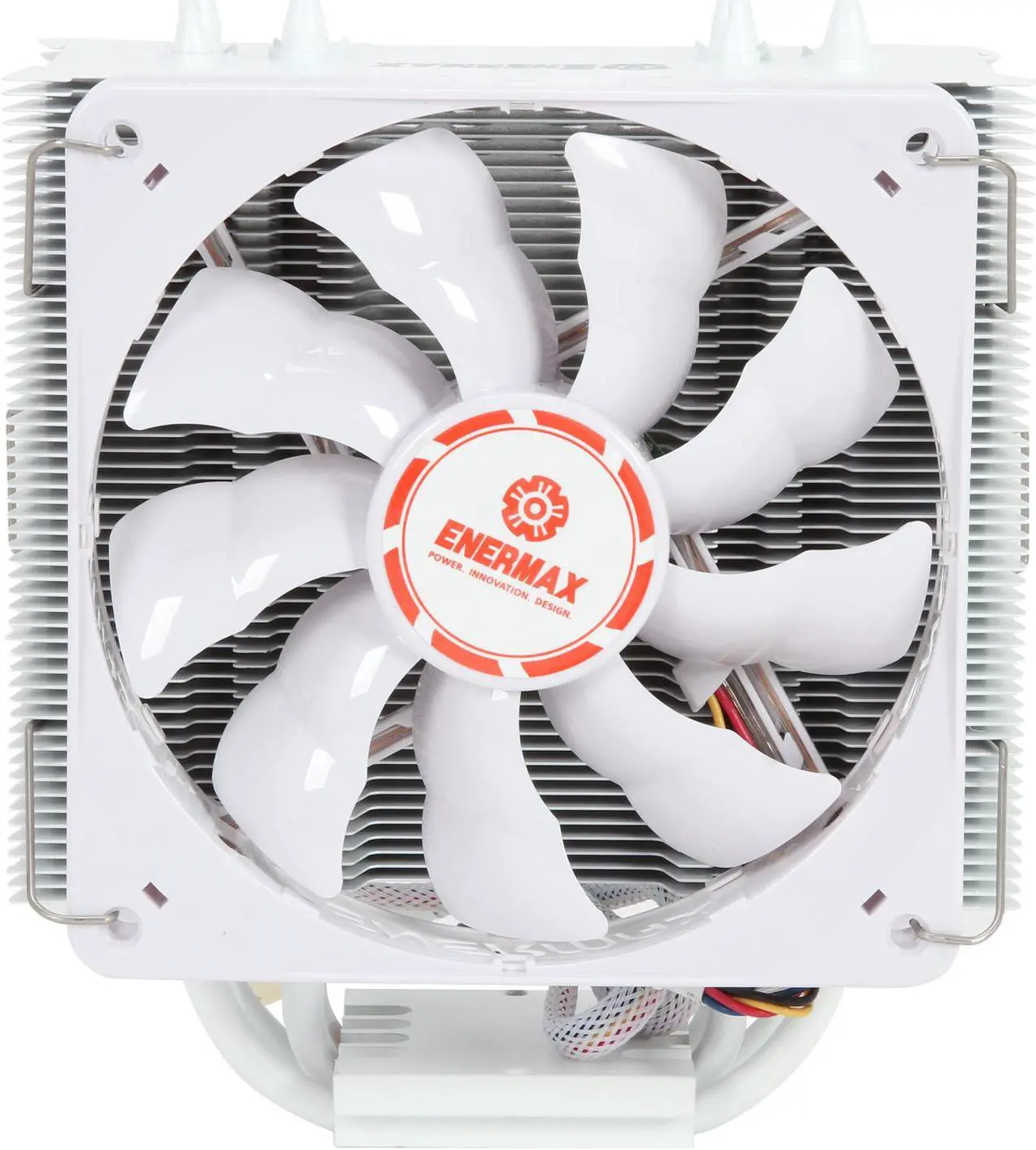 Alt view image 2 of 6 - ENERMAX ETS-T40-W White 120mm Cluster CPU Cooler with Cluster APS PWM Fan