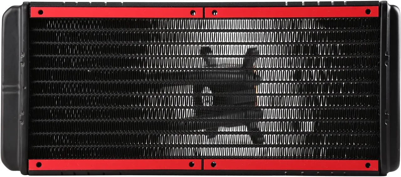 Alt view image 5 of 10 - Enermax Liqtech 240 All-in-One Liquid Cooler 27MM Thick Radiator w/ Duo High Pressure Airflow Fans