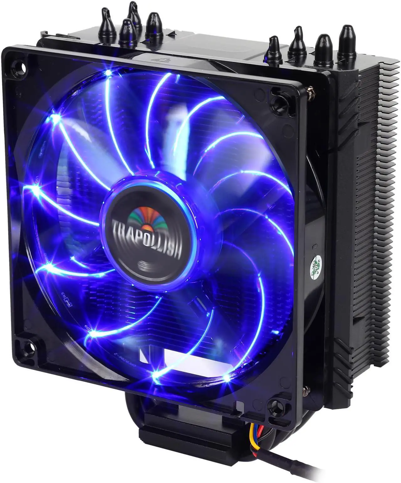 Main image of ENERMAX ETS-T40F-BK 120mm Twister Aluminum 120mm Black CPU Cooler with blue LED PWM Fan