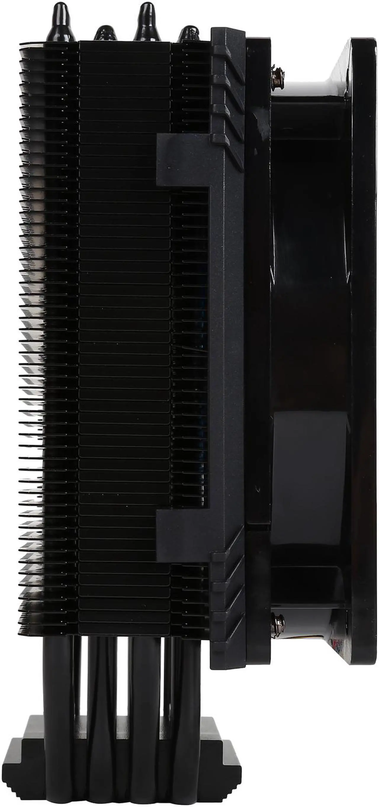 Alt view image 4 of 8 - ENERMAX ETS-T40F-BK 120mm Twister Aluminum 120mm Black CPU Cooler with blue LED PWM Fan