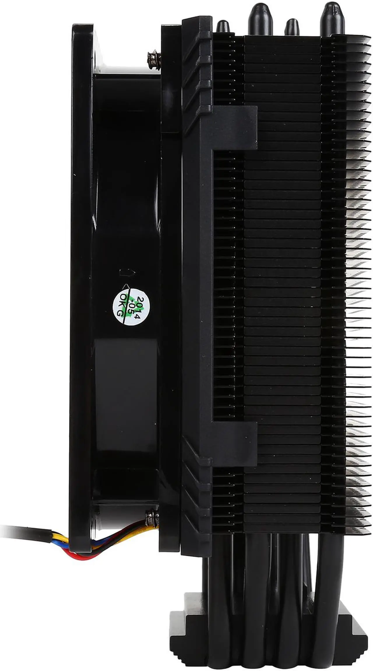 Alt view image 6 of 8 - ENERMAX ETS-T40F-BK 120mm Twister Aluminum 120mm Black CPU Cooler with blue LED PWM Fan