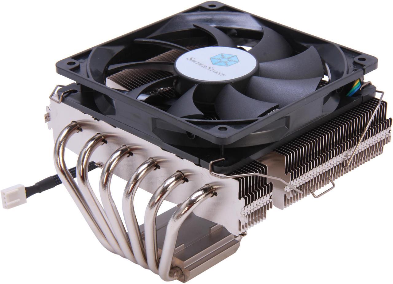 SILVERSTONE NT06-PRO Low Profile CPU Cooler with Thin 120mm fan