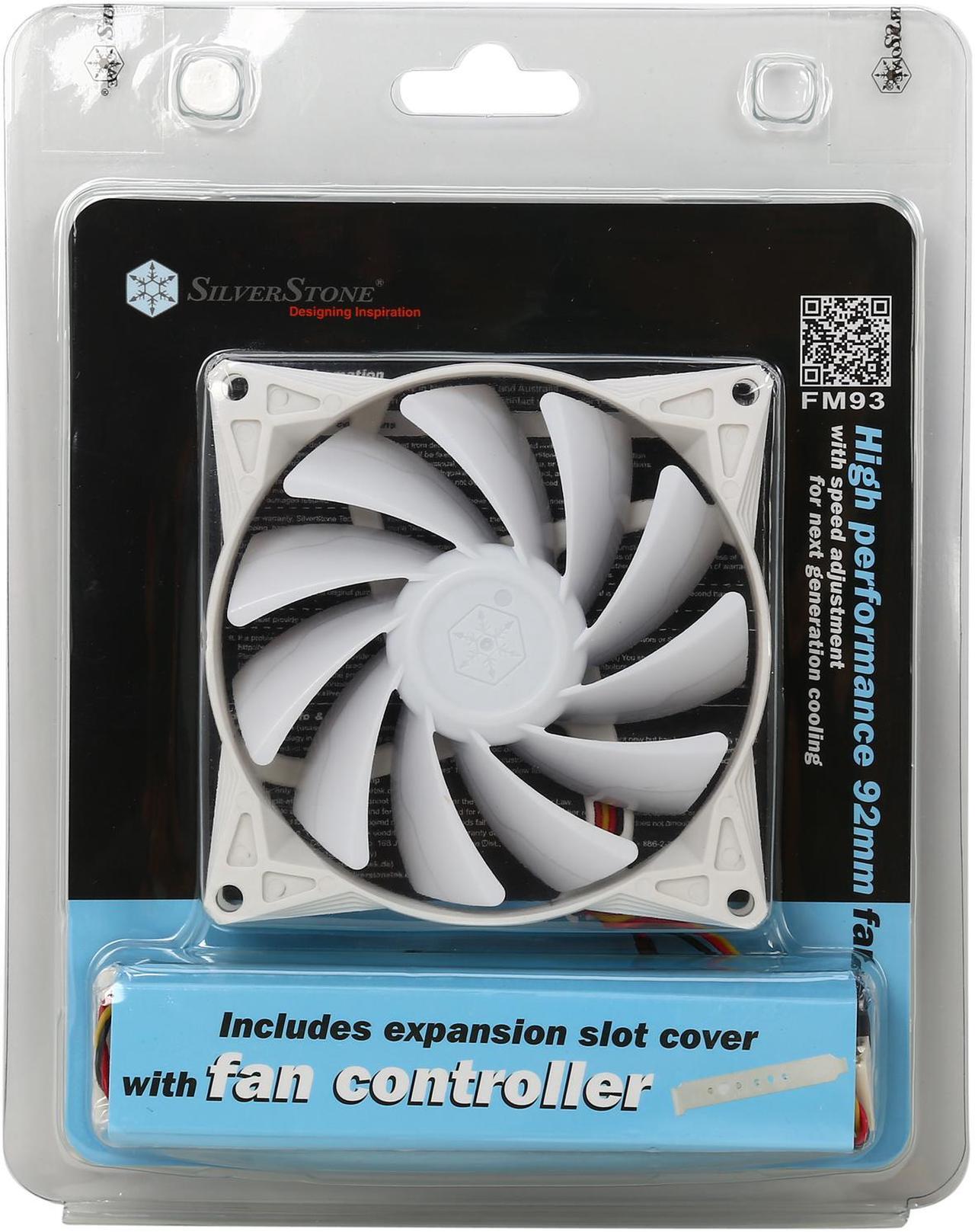 Alt view image 6 of 6 - SILVERSTONE FM93 Professional PWM 92mm Fan with Optimal Performance and Low Noise