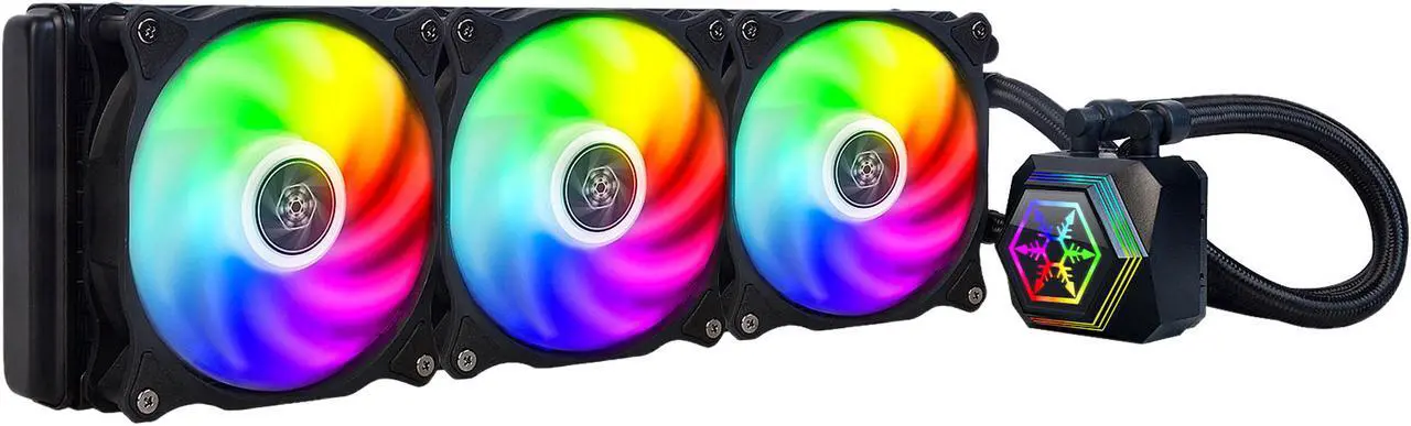 Main image of SilverStone PF360-ARGB AIO CPU Liquid Cooling/ARGB/Triple 120mm PWM Fan/MCT Pump/Universal Intel & AMD Socket Solution