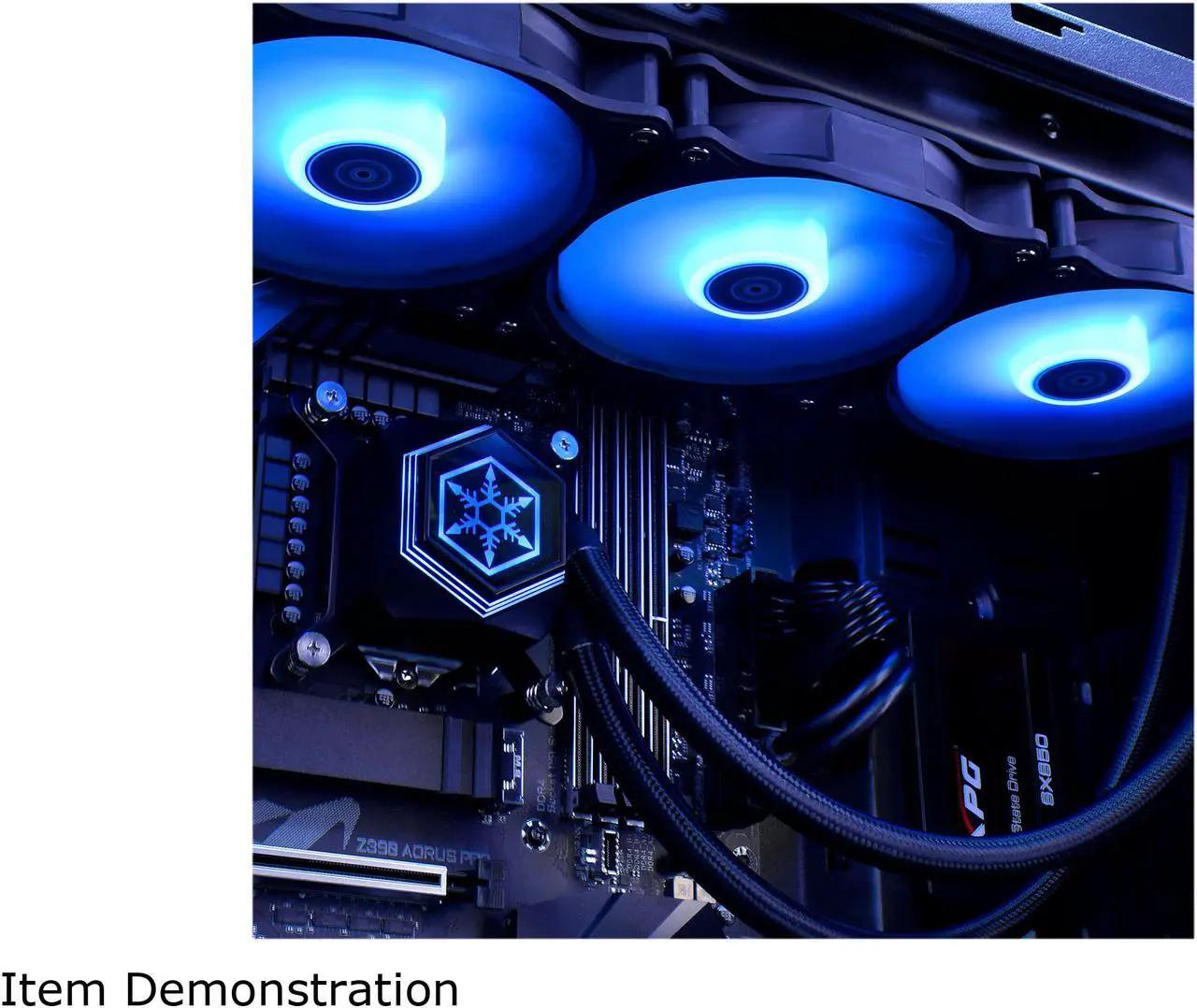 Alt view image 15 of 16 - SilverStone PF360-ARGB AIO CPU Liquid Cooling/ARGB/Triple 120mm PWM Fan/MCT Pump/Universal Intel & AMD Socket Solution