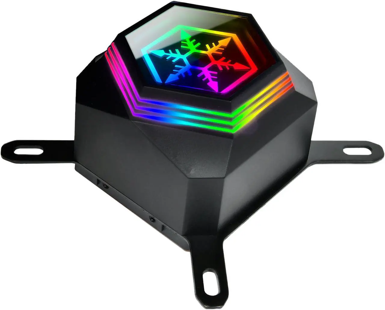 Alt view image 4 of 16 - SilverStone PF360-ARGB AIO CPU Liquid Cooling/ARGB/Triple 120mm PWM Fan/MCT Pump/Universal Intel & AMD Socket Solution