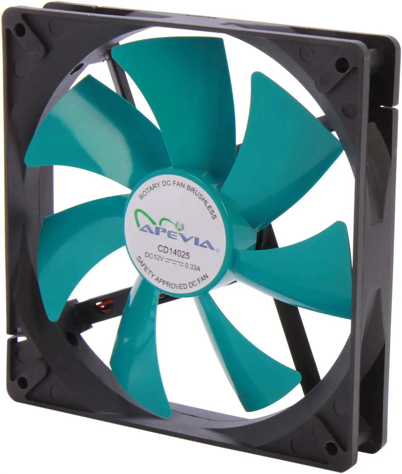 Main image of APEVIA  14S-BT  140mm Case fan w/3-pin and 4-pin connectors