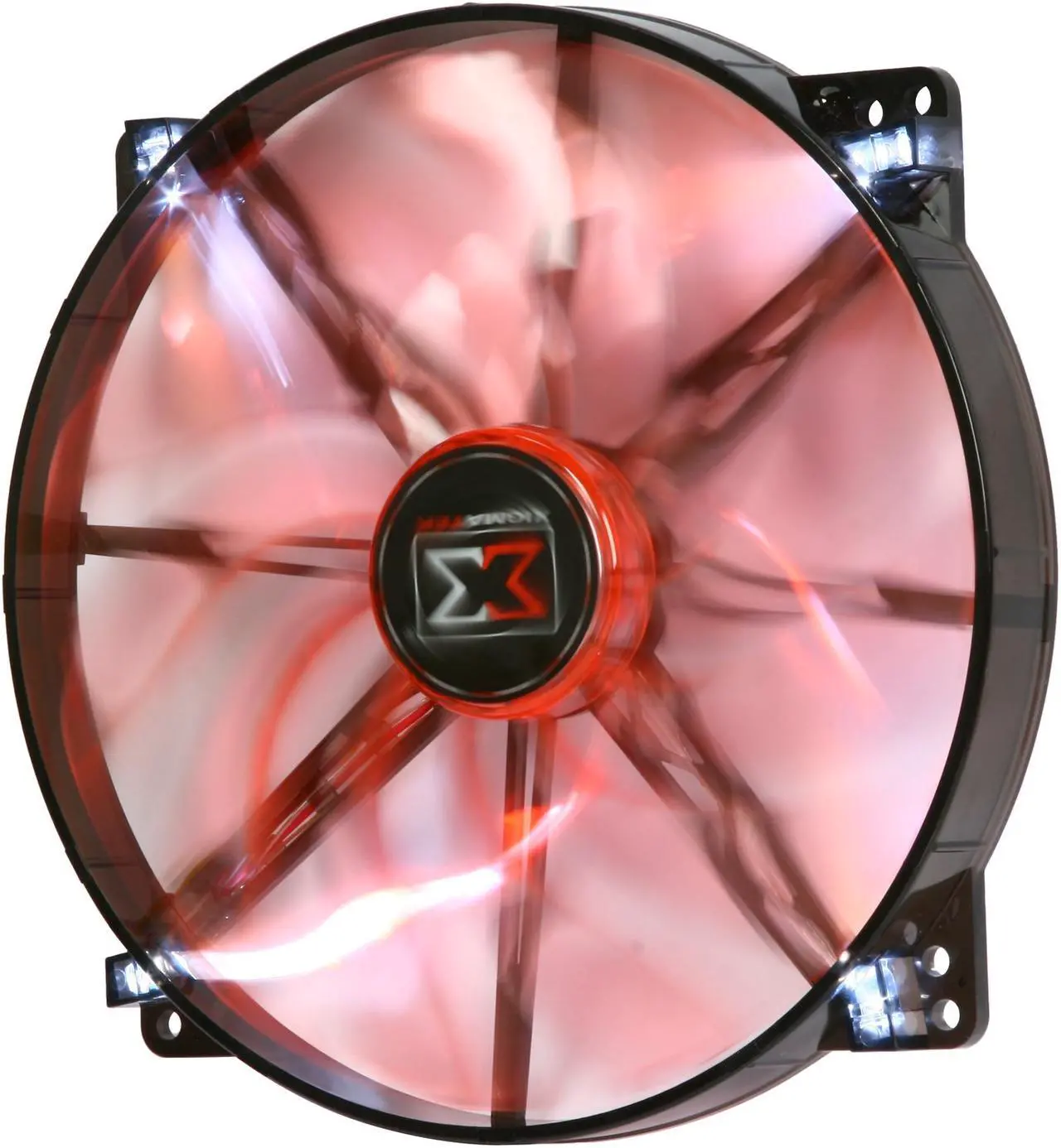 Main image of XIGMATEK FCB (Fluid Circulative Bearing) Cooling System XLF XLF-F1703 170mm LED Orange Case Fan PSU Molex Adapter/extender included