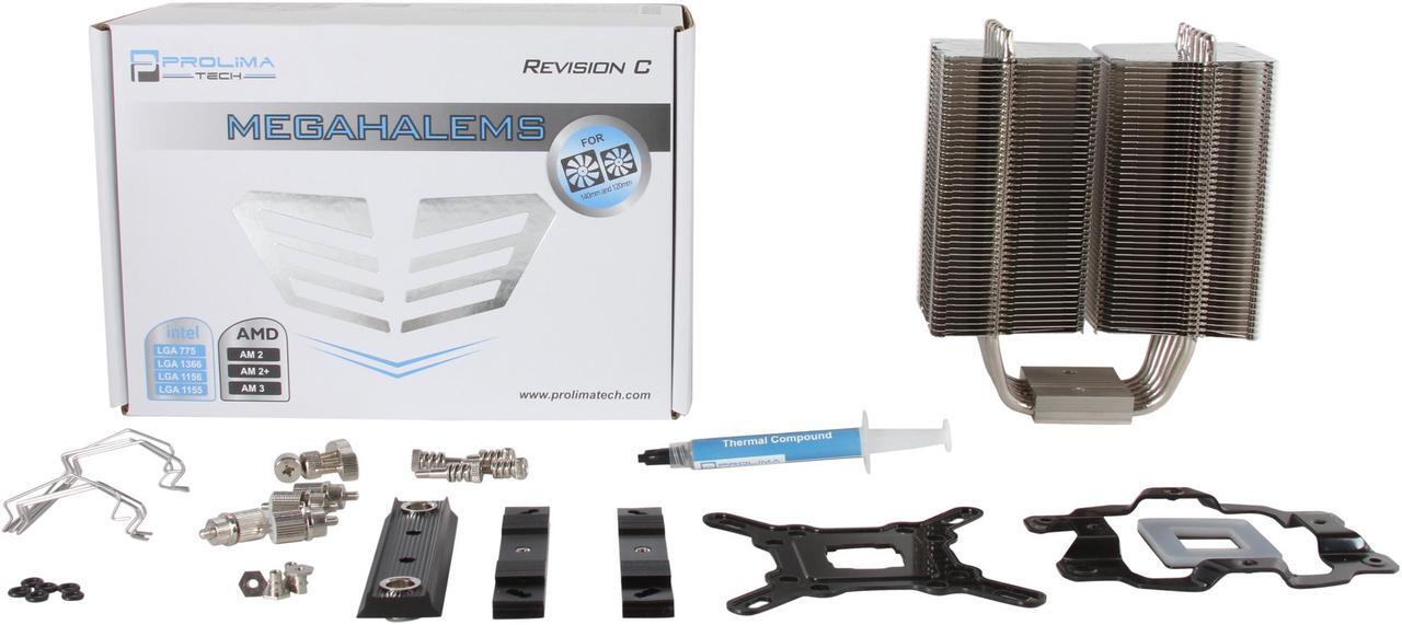Alt view image 6 of 6 - Prolimatech PRO-MGH-C Megahalems Revision C CPU Cooler