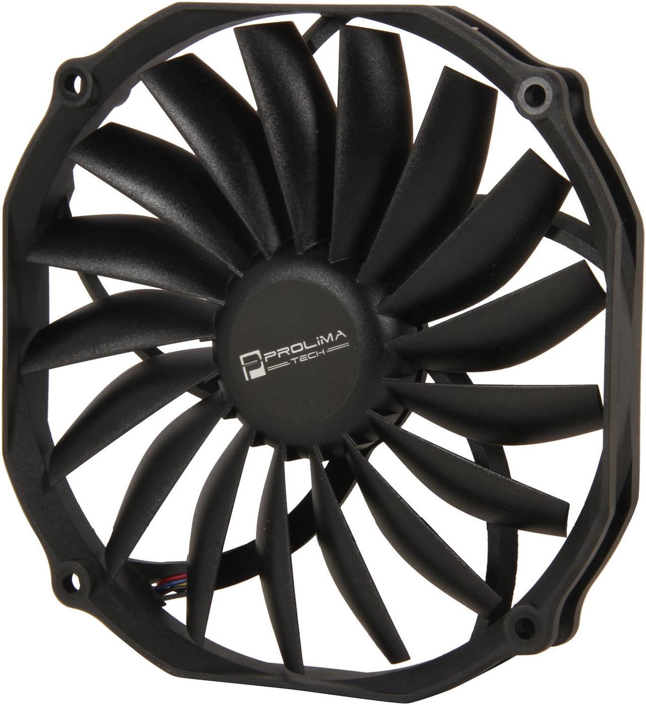 Alt view image 3 of 6 - Prolimatech PRO-USV14 140mm Ultra Sleek Vortex Fan