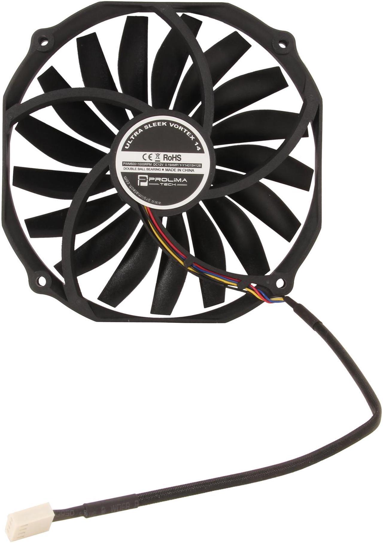 Alt view image 5 of 6 - Prolimatech PRO-USV14 140mm Ultra Sleek Vortex Fan