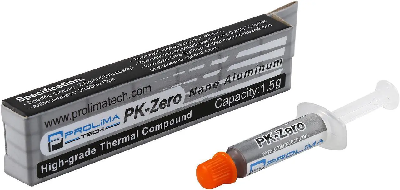 Alt view image 2 of 2 - Prolimatech PRO-PKZERO-1.5G High-Grade Thermal Compound in 1.5 Gram
