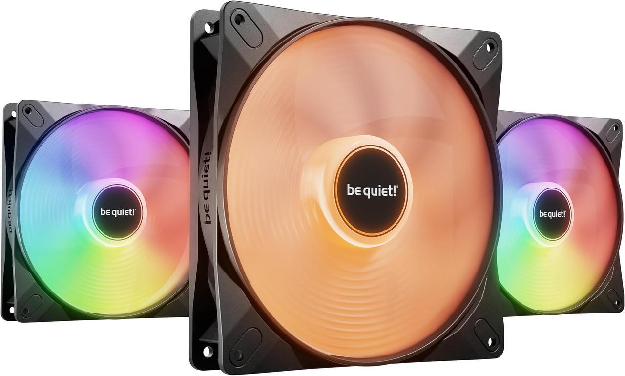 Main image of be quiet! LIGHT WINGS LX 140mm PWM high-speed BL130 140mm ARGB LED Case Fan - Triple Pack