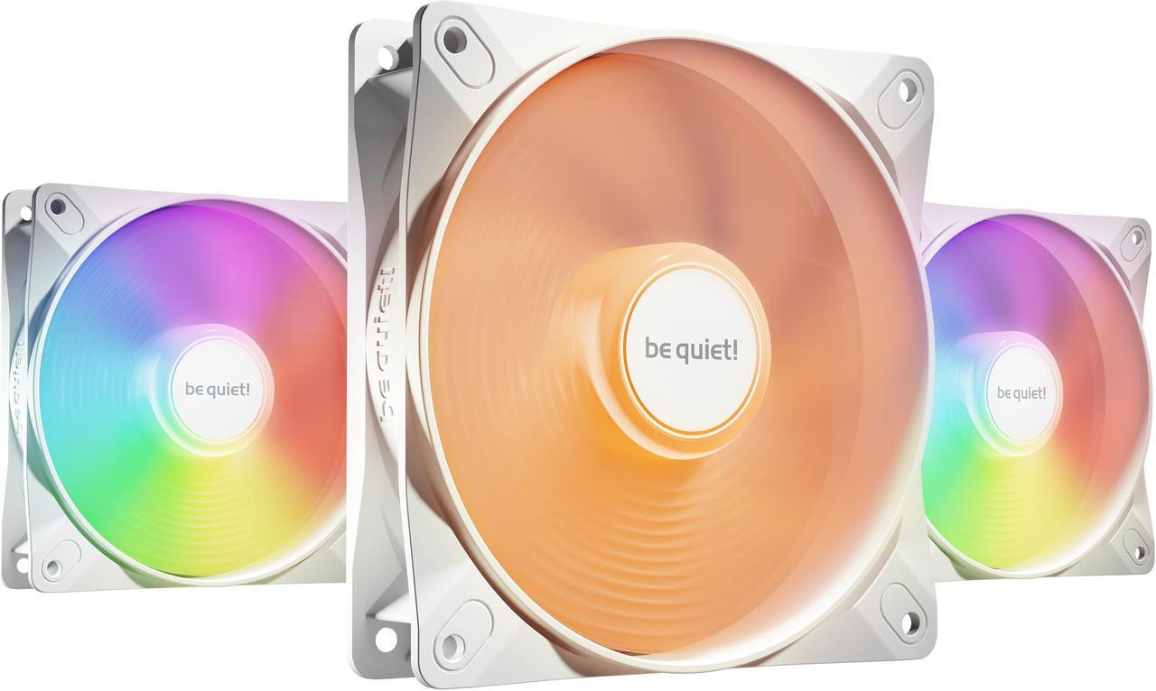 be quiet! LIGHT WINGS LX 120mm PWM high-speed BL125 120 mm ARGB LED Case Fan - Triple Pack