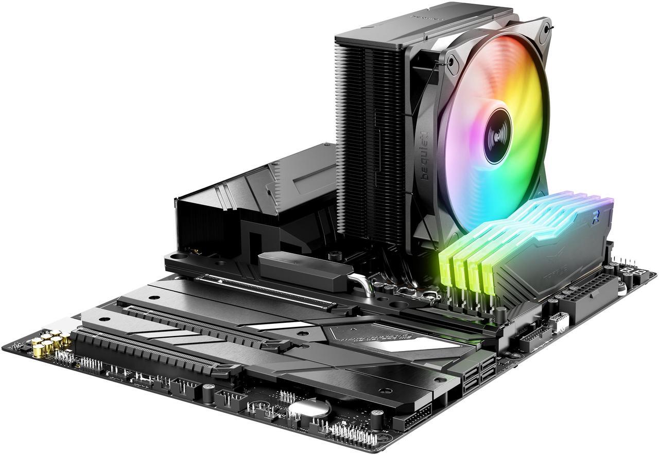 Alt view image 4 of 6 - be quiet! Pure Rock 3 LX 120mm Rifle CPU Cooler LED RGB Socket compatibility Intel 1851 / 1700 / 1200 / 1150 / 1151 / 1155, and AMD AM5 / AM4