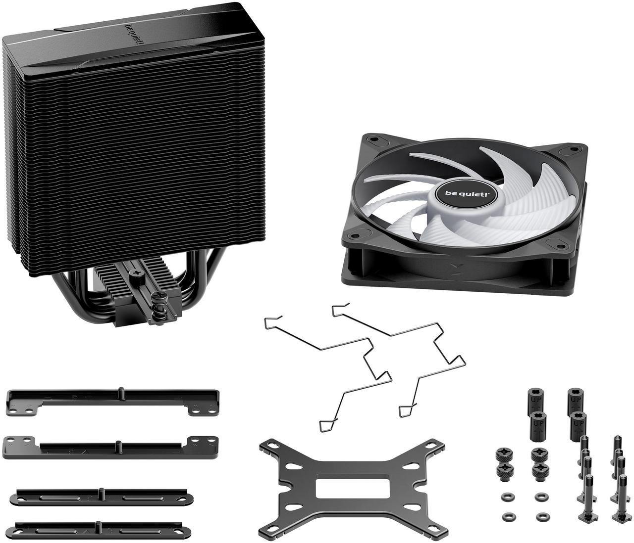 Alt view image 6 of 6 - be quiet! Pure Rock 3 LX 120mm Rifle CPU Cooler LED RGB Socket compatibility Intel 1851 / 1700 / 1200 / 1150 / 1151 / 1155, and AMD AM5 / AM4