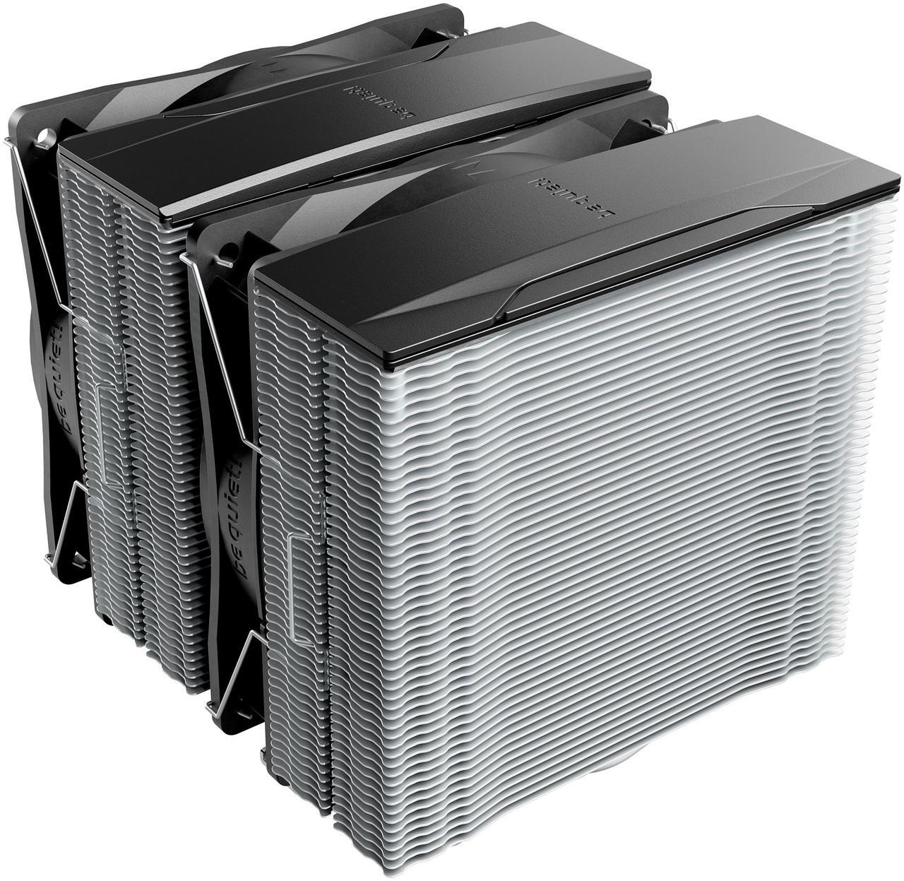 Alt view image 2 of 6 - be quiet! Pure Rock Pro 3 120mm Rifle CPU Cooler Socket compatibility Intel	1851 / 1700 / 1200 / 1150 / 1151 / 1155 and  AMD AM5 / AM4