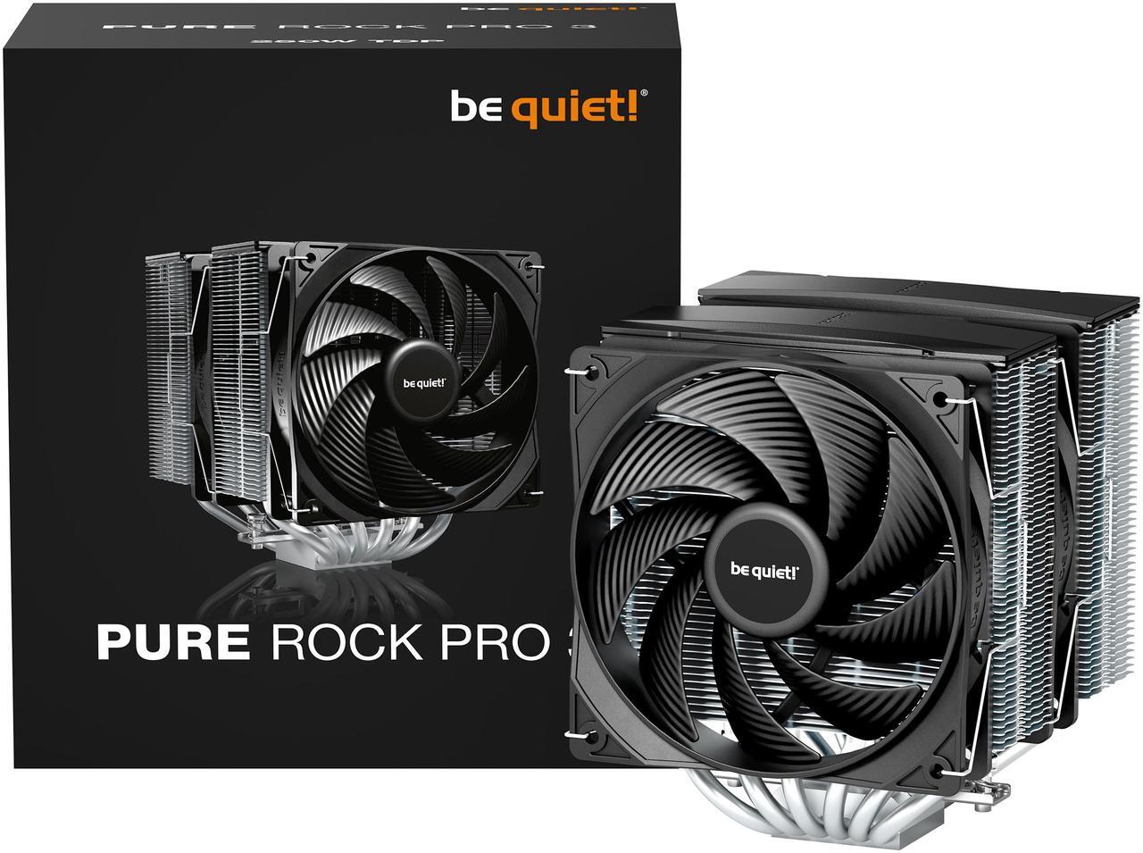 Alt view image 5 of 6 - be quiet! Pure Rock Pro 3 120mm Rifle CPU Cooler Socket compatibility Intel	1851 / 1700 / 1200 / 1150 / 1151 / 1155 and  AMD AM5 / AM4