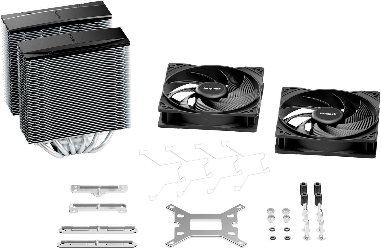 Alt view image 6 of 6 - be quiet! Pure Rock Pro 3 120mm Rifle CPU Cooler Socket compatibility Intel	1851 / 1700 / 1200 / 1150 / 1151 / 1155 and  AMD AM5 / AM4