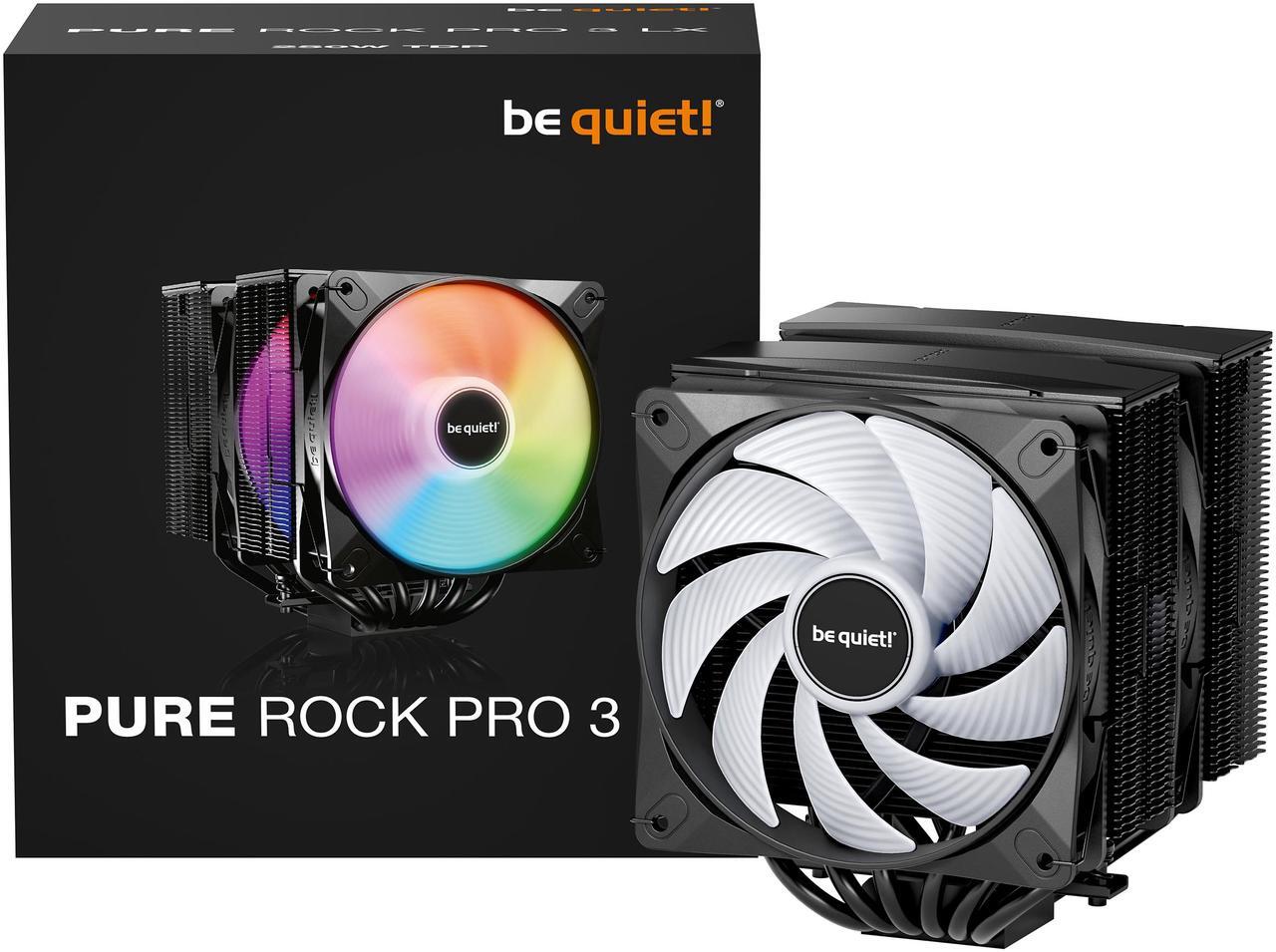 Alt view image 5 of 6 - be quiet! Pure Rock Pro 3 LX 120mm Rifle CPU Cooler ARGB fans Socket compatibility Intel 1851 / 1700 / 1200 / 1150 / 1151 / 1155 and AMD AM5 / AM4