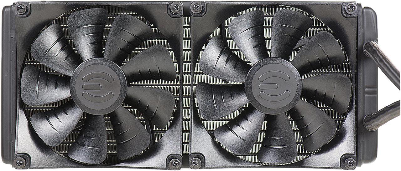 Alt view image 7 of 15 - EVGA CLC 280mm All-In-One RGB LED CPU Liquid Cooler, 2x FX13 140mm PWM Fans, Intel, AMD, 400-HY-CL28-V1 LGA 1700 Compatible