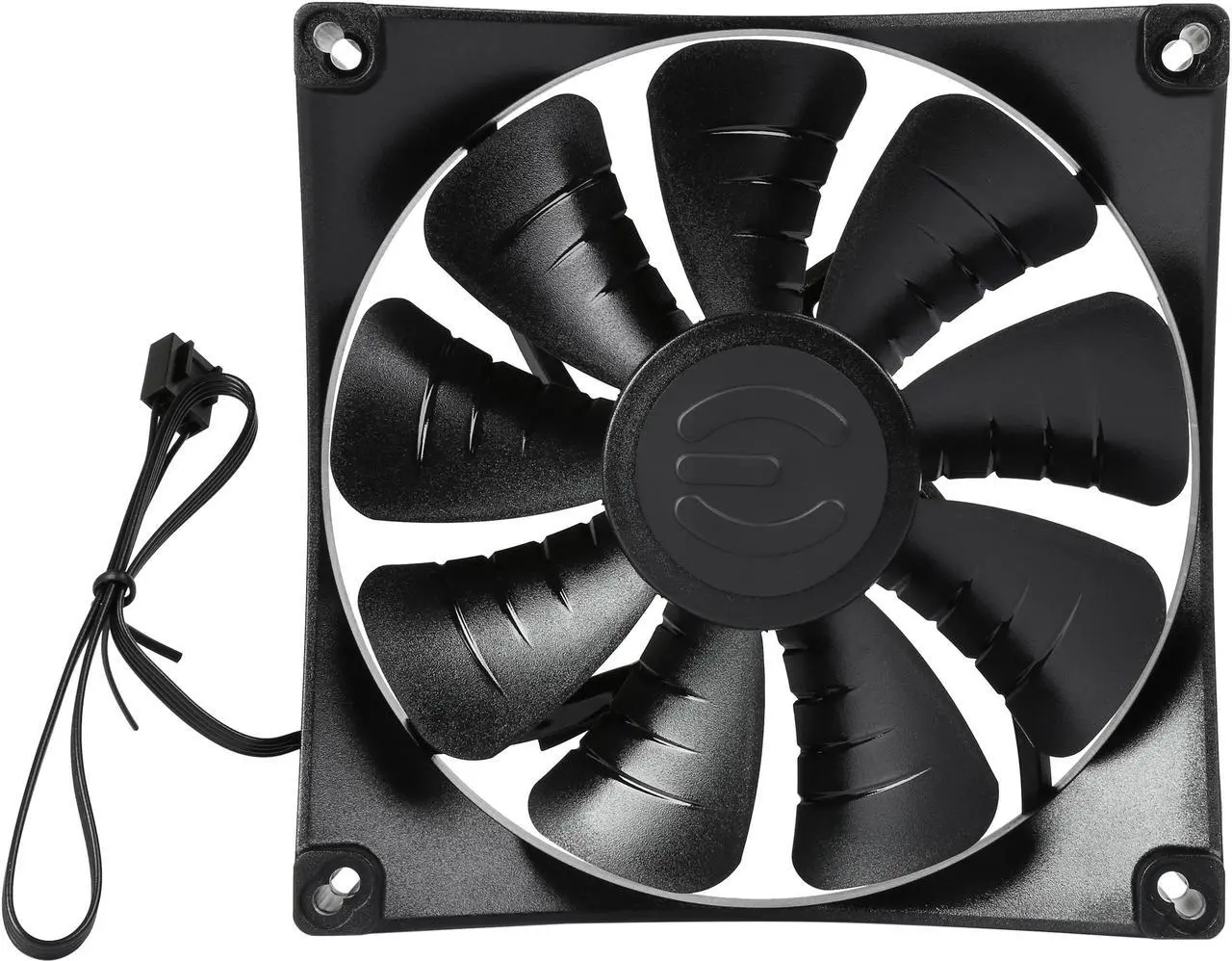 Main image of EVGA FX 140mm Fan, Teflon Nano-Steel Bearing, Improves Chassis and Radiator Performance (400-HY-FX13-KR)