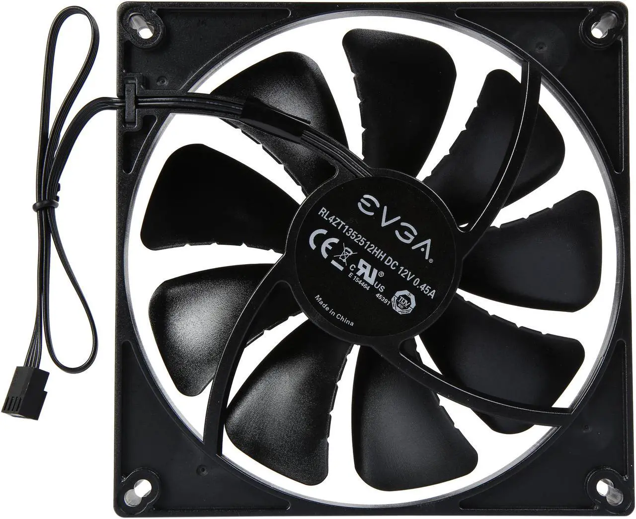 Alt view image 5 of 5 - EVGA FX 140mm Fan, Teflon Nano-Steel Bearing, Improves Chassis and Radiator Performance (400-HY-FX13-KR)