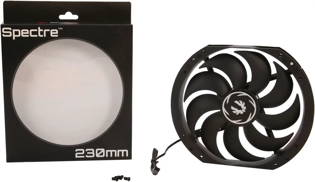 Alt view image 5 of 5 - BitFenix Spectre All Black 230mm Case Fan
