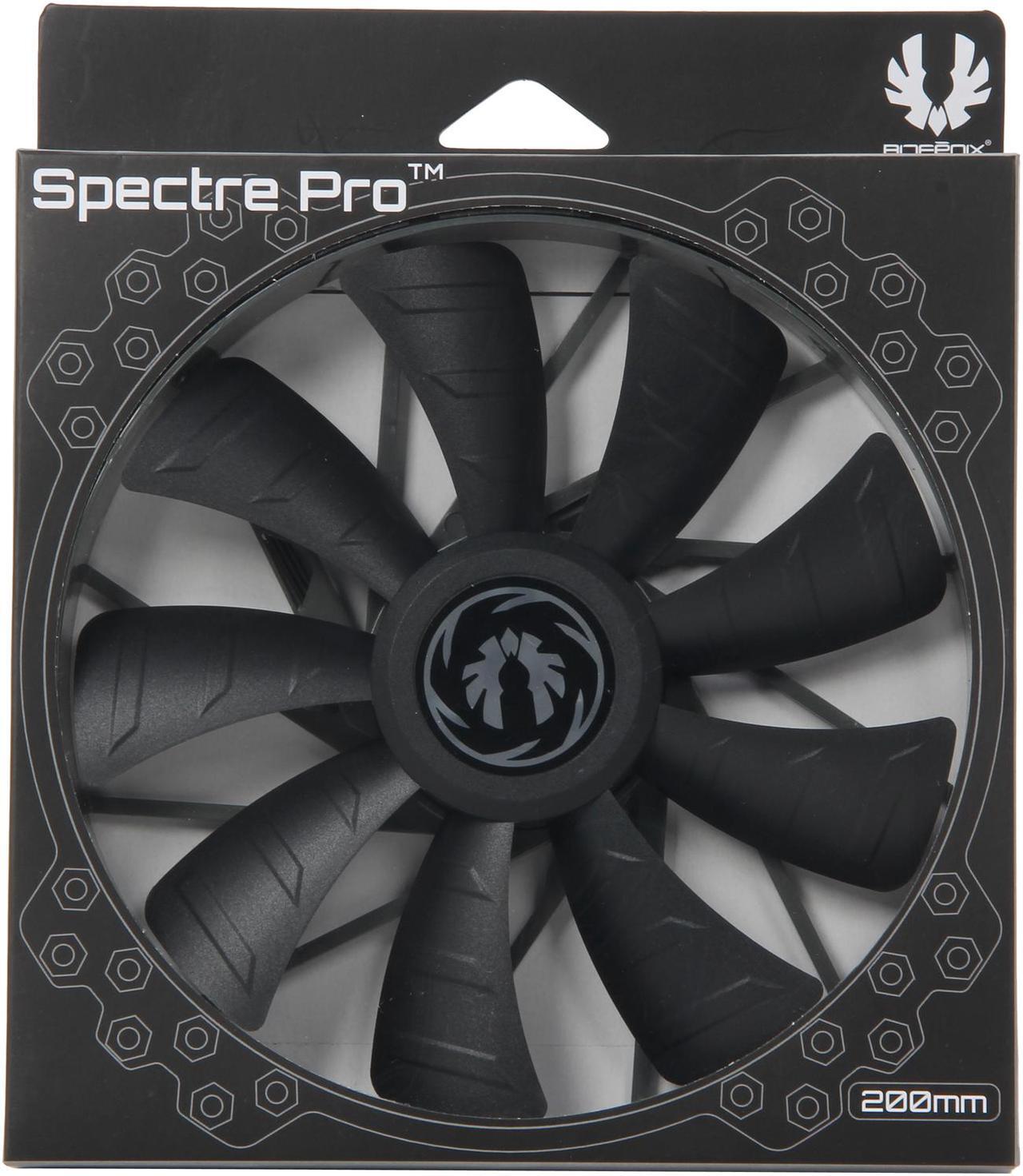 Alt view image 6 of 6 - BitFenix Spectre Pro All Black 200mm Case Fan