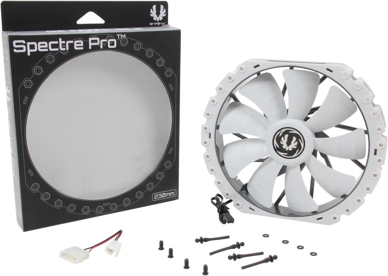 Alt view image 5 of 5 - BitFenix Spectre Pro Solid White 230mm Case Fan