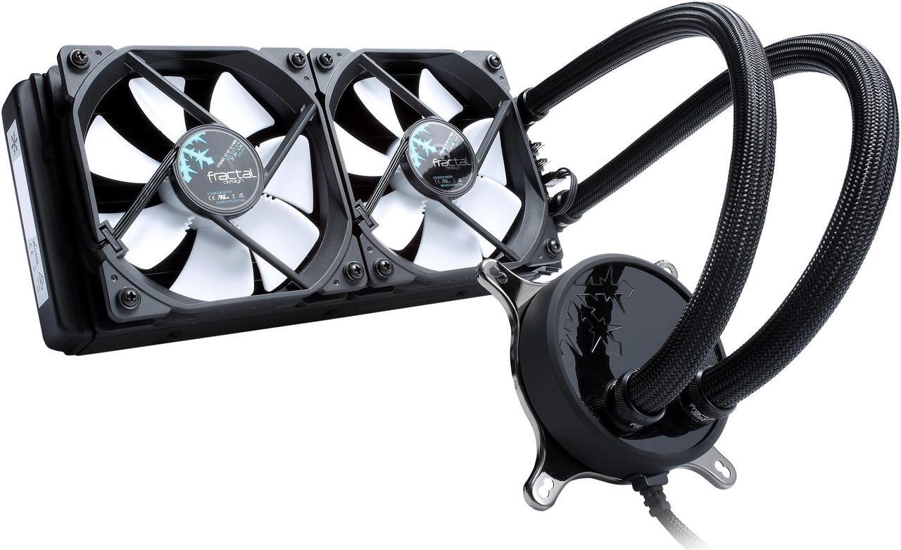 Alt view image 3 of 14 - Fractal Design Celsius S24 240mm Silent High Performance Slim Expandable All-In-One CPU Liquid / Water Cooler, LGA 1700 Ready / AM5 Compatible