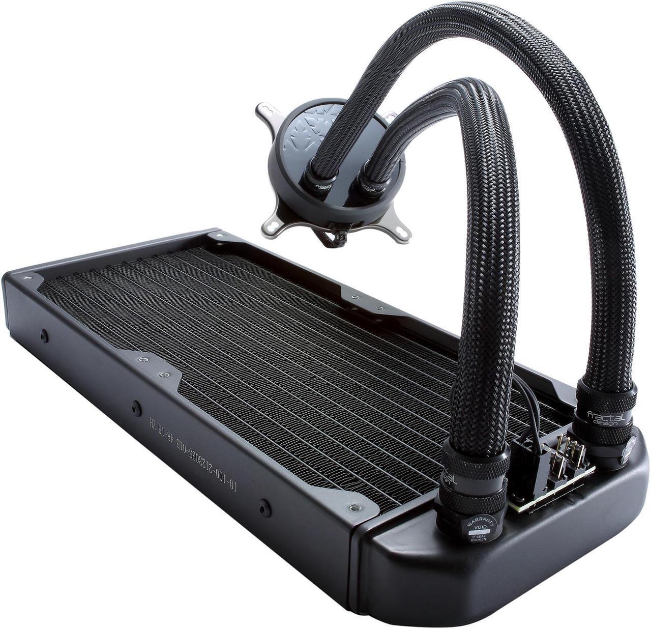 Alt view image 7 of 14 - Fractal Design Celsius S24 240mm Silent High Performance Slim Expandable All-In-One CPU Liquid / Water Cooler, LGA 1700 Ready / AM5 Compatible