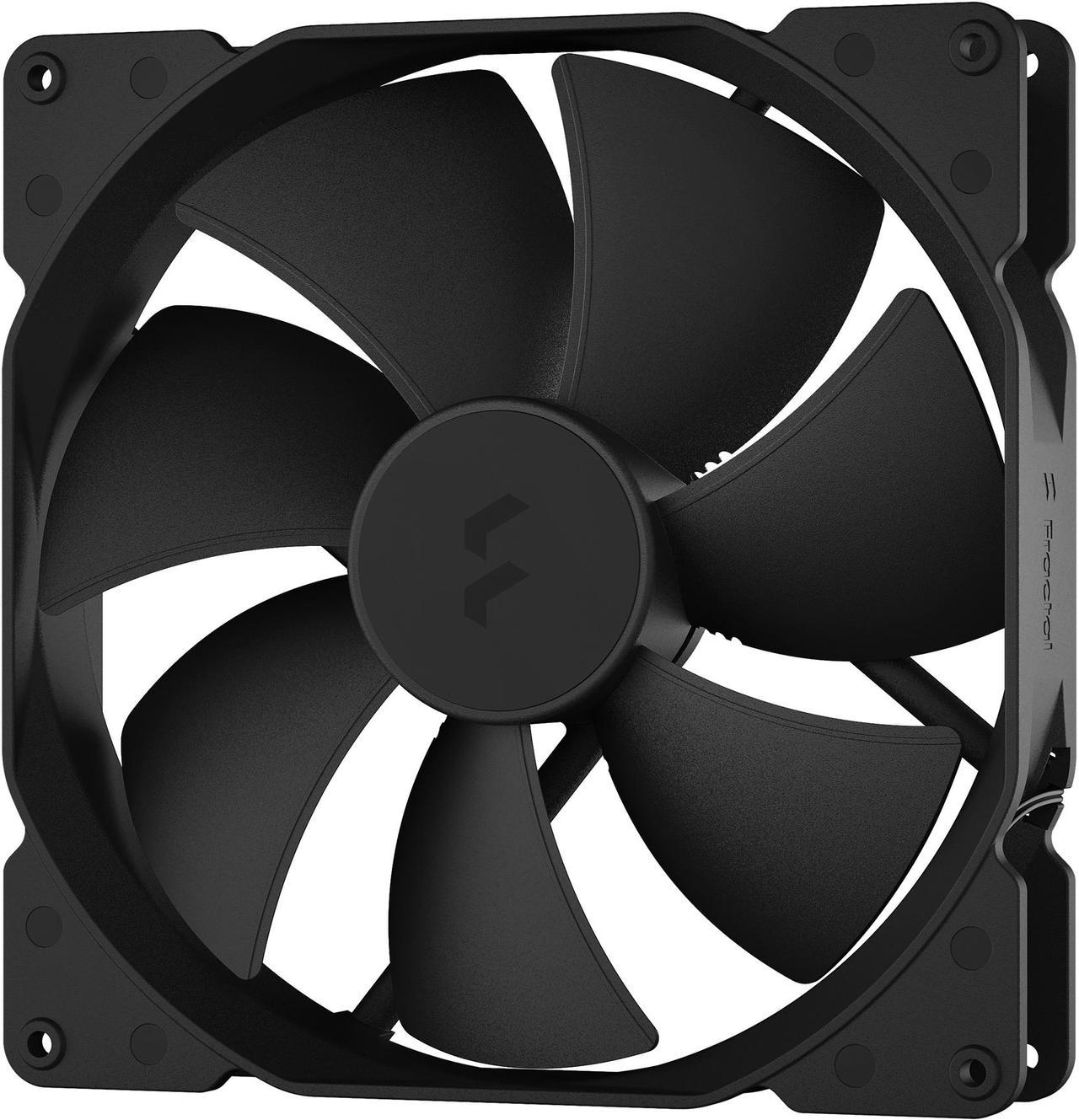 Fractal Design Dynamic X2 PWM GP-18 180 mm High Durability LLS Bearing Black Edition Radiator Optimized Computer Case Fan