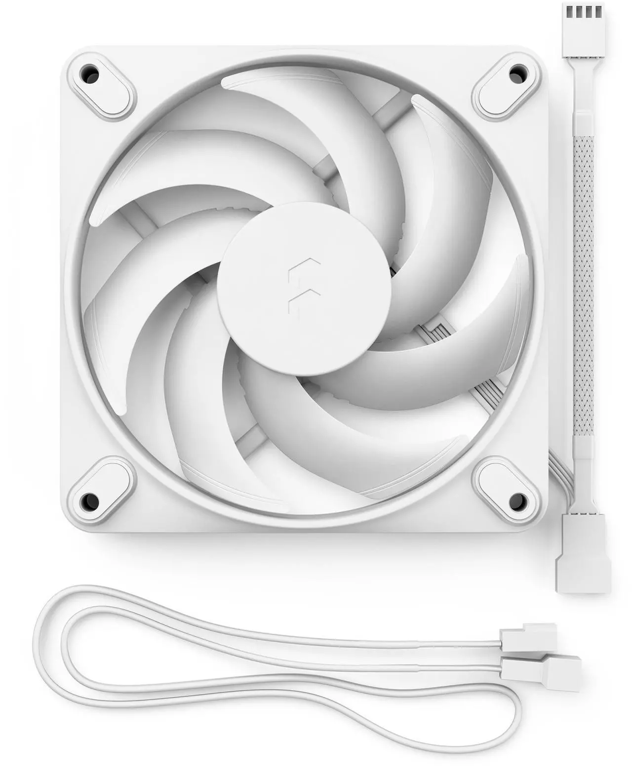 Alt view image 6 of 6 - Fractal Design Momentum 12 PWM White 120 mm FDB (Fluid Dynamic Bearing) PC Case Fan