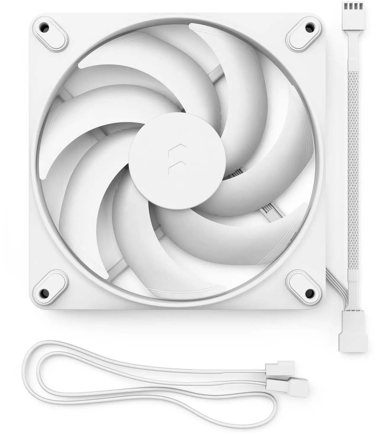 Alt view image 6 of 6 - Fractal Design Momentum 14 PWM White 140 mm FDB (Fluid Dynamic Bearing) PC Case Fan