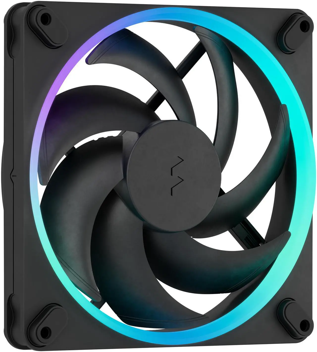 Alt view image 3 of 6 - Fractal Design Momentum 14 RGB PWM Black 140 mm ARGB LED FDB (Fluid Dynamic Bearing) PC Case Fan