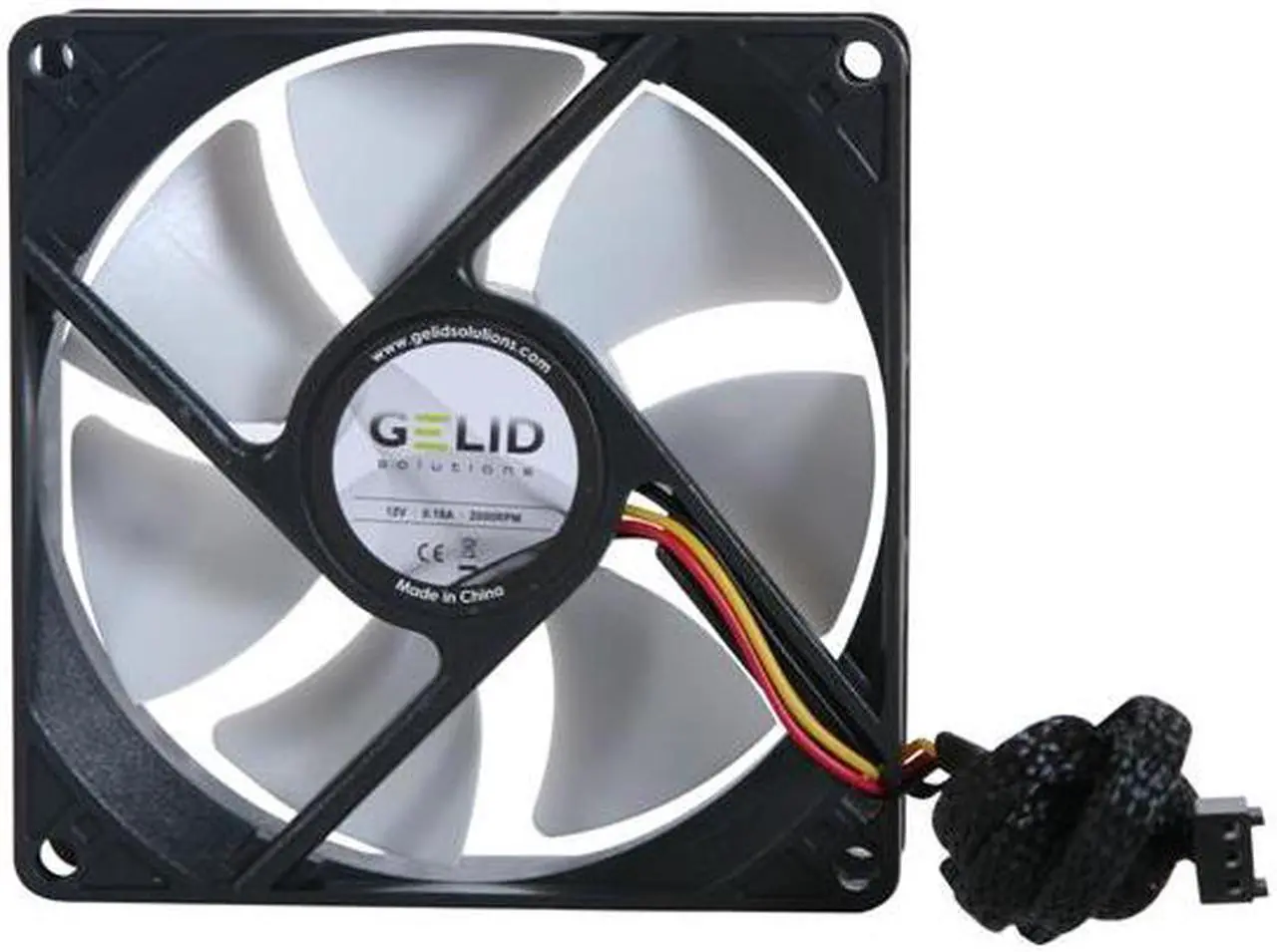 Alt view image 3 of 5 - GELID Solutions FN-TX09-20 92mm Case Fan with Superior Temperature Control