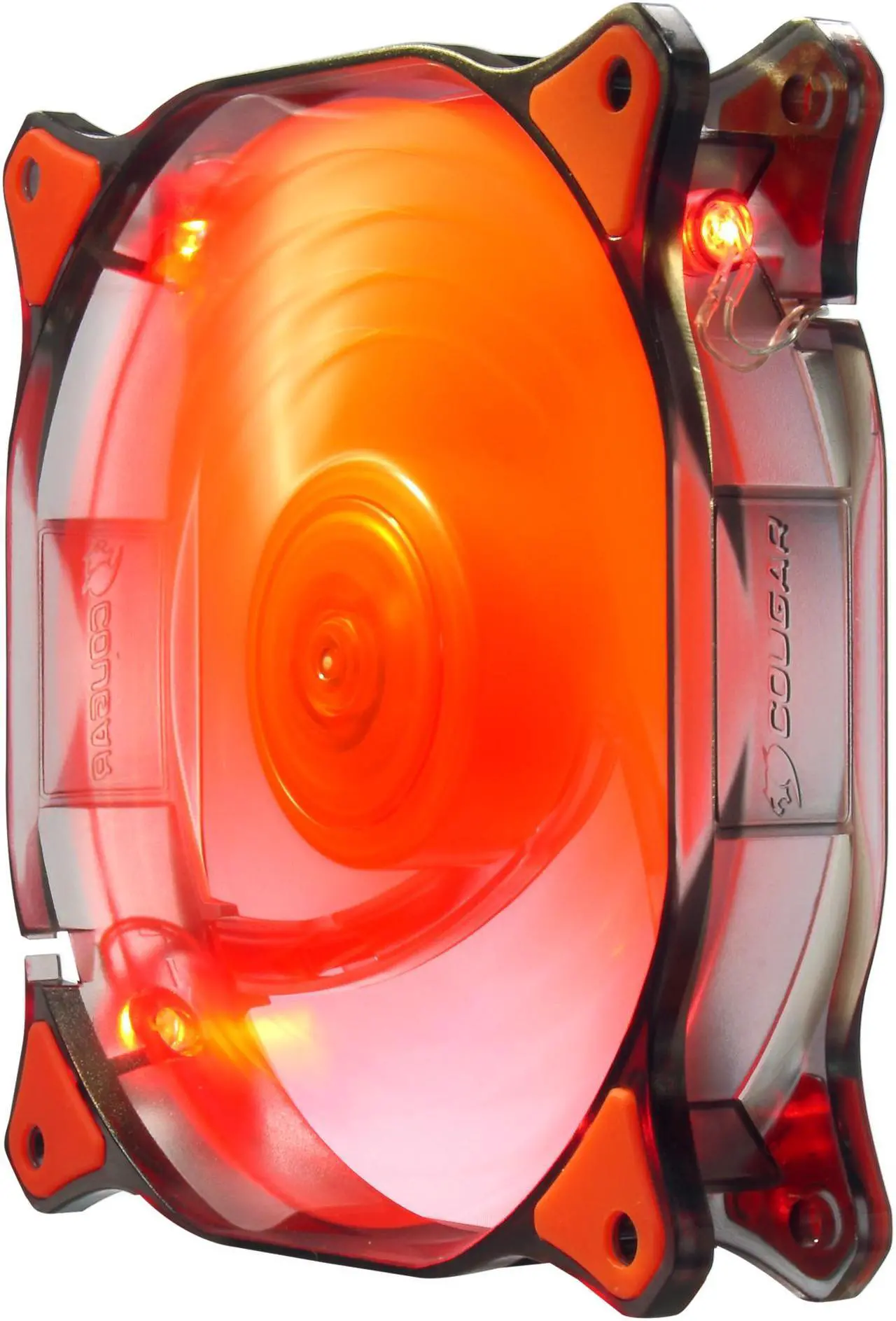 Main image of COUGAR 12CM CFD Red LED Hydraulic (Liquid) Bearing Ultra Silent Fan 1200RPM, 64.4CFM, 16.6dBA