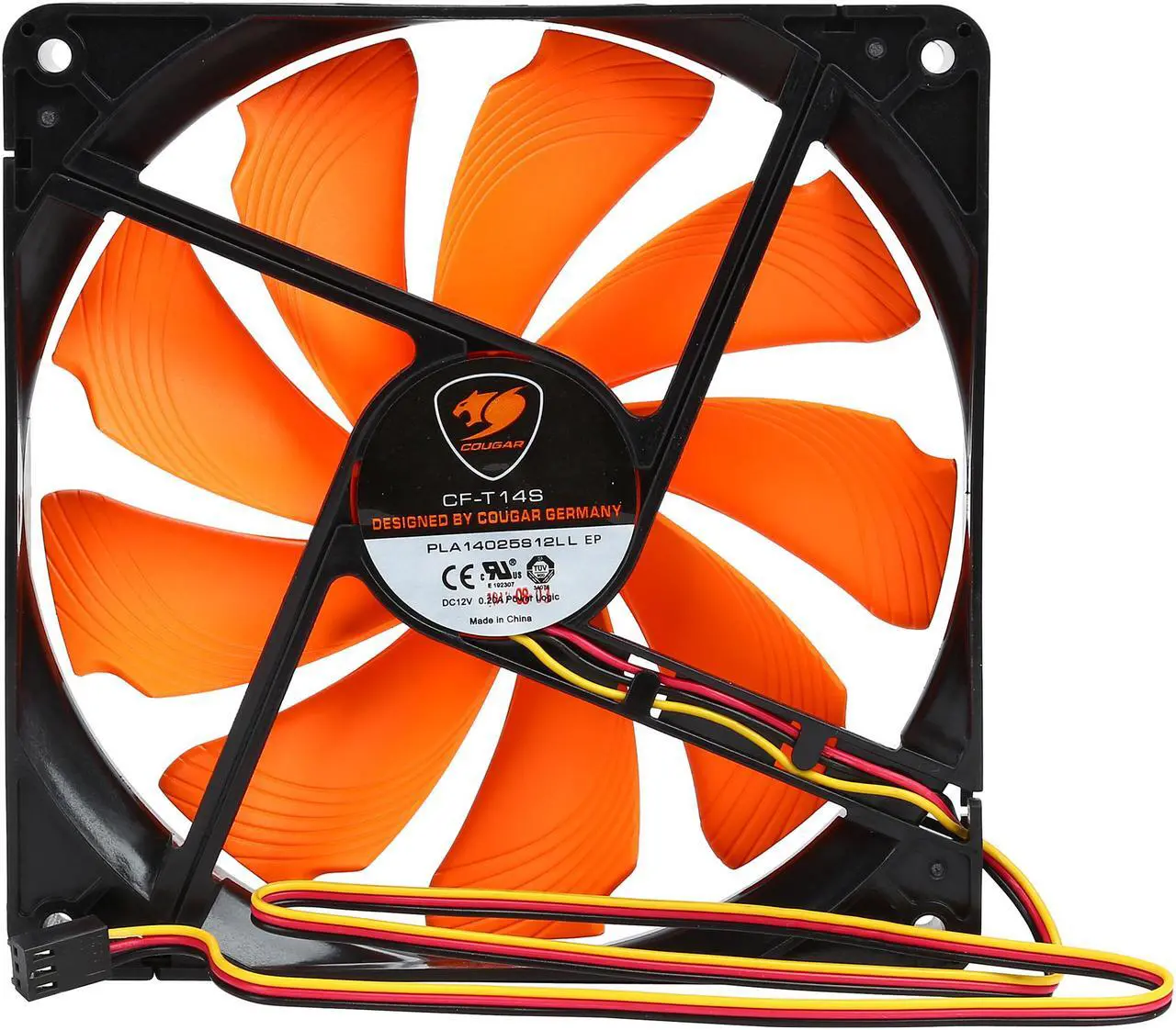 Alt view image 5 of 5 - Cougar TURBINE CFT14S4 140mm Case Fan