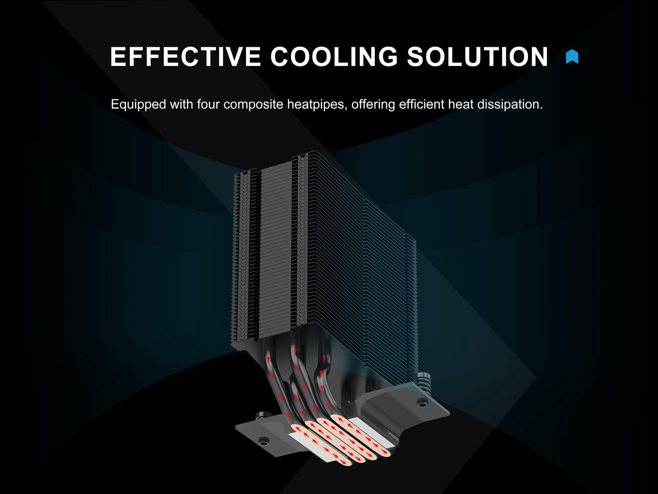 Open Box: SAMA X40 Single-Tower CPU Air Cooler, 4 Copper Heat Pipes, 100mm PWM Fans, for AMD AM4/AM5, Intel LGA 1700/1150/1151/1200/1851 Thermal Grease/Black - Newegg.com - Open Box condition - Image 21