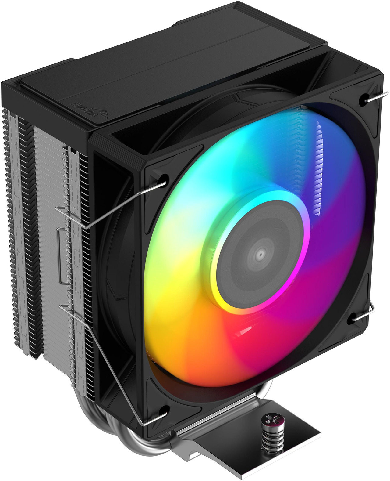 Open Box: SAMA X30L Single-Tower CPU Air Cooler, 3 Copper Heat Pipes, 100mm ARGB Light Sync with Motherboard PWM Fans, for AMD AM4/AM5, Intel LGA 1700/1150/1151/1200/1851 Thermal Grease - Newegg.com - Open Box condition - Image 16