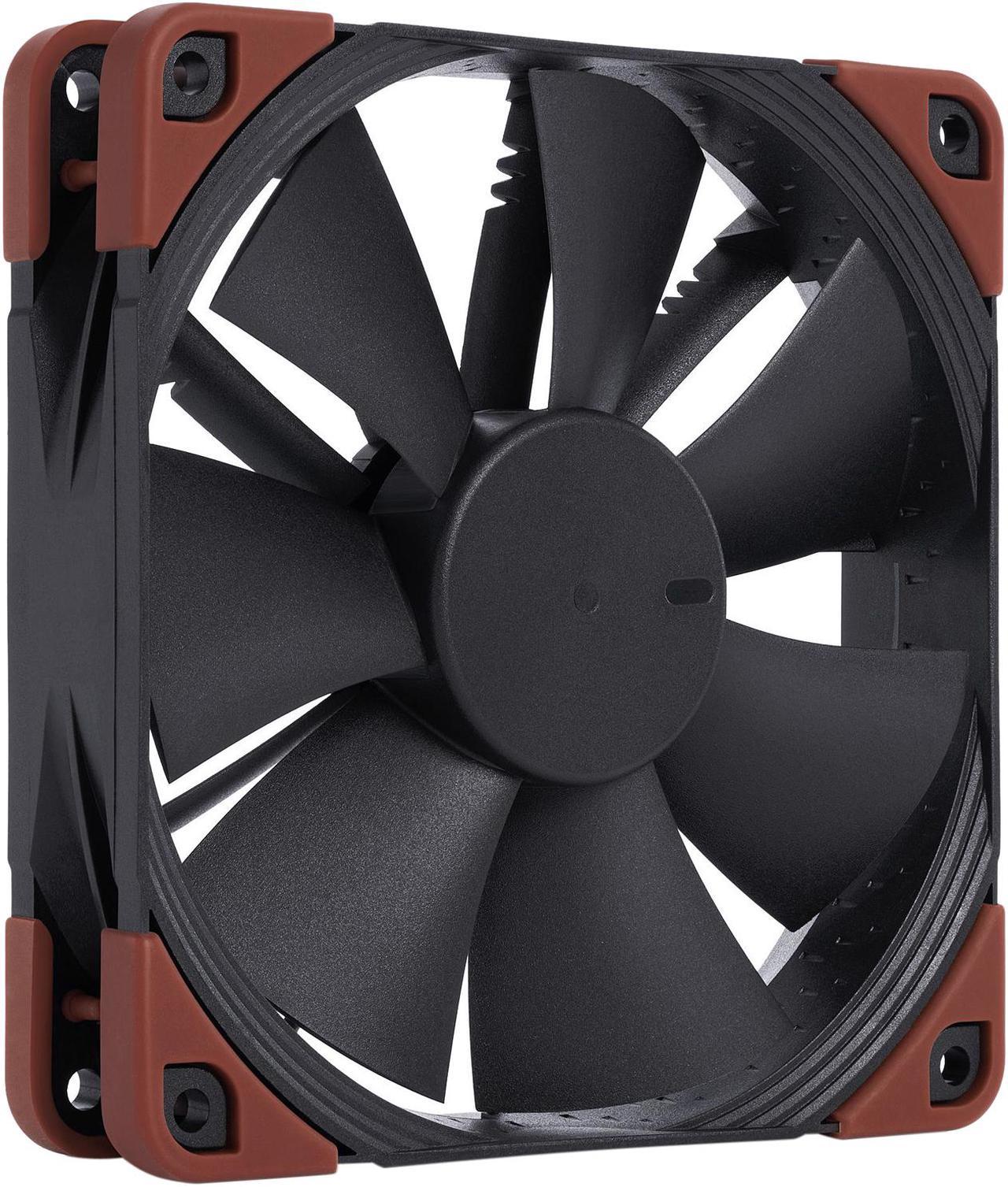 Noctua NF-F12 iPPC-2000, Heavy Duty Cooling Fan, 3-Pin, 2000 RPM (120mm, Black)