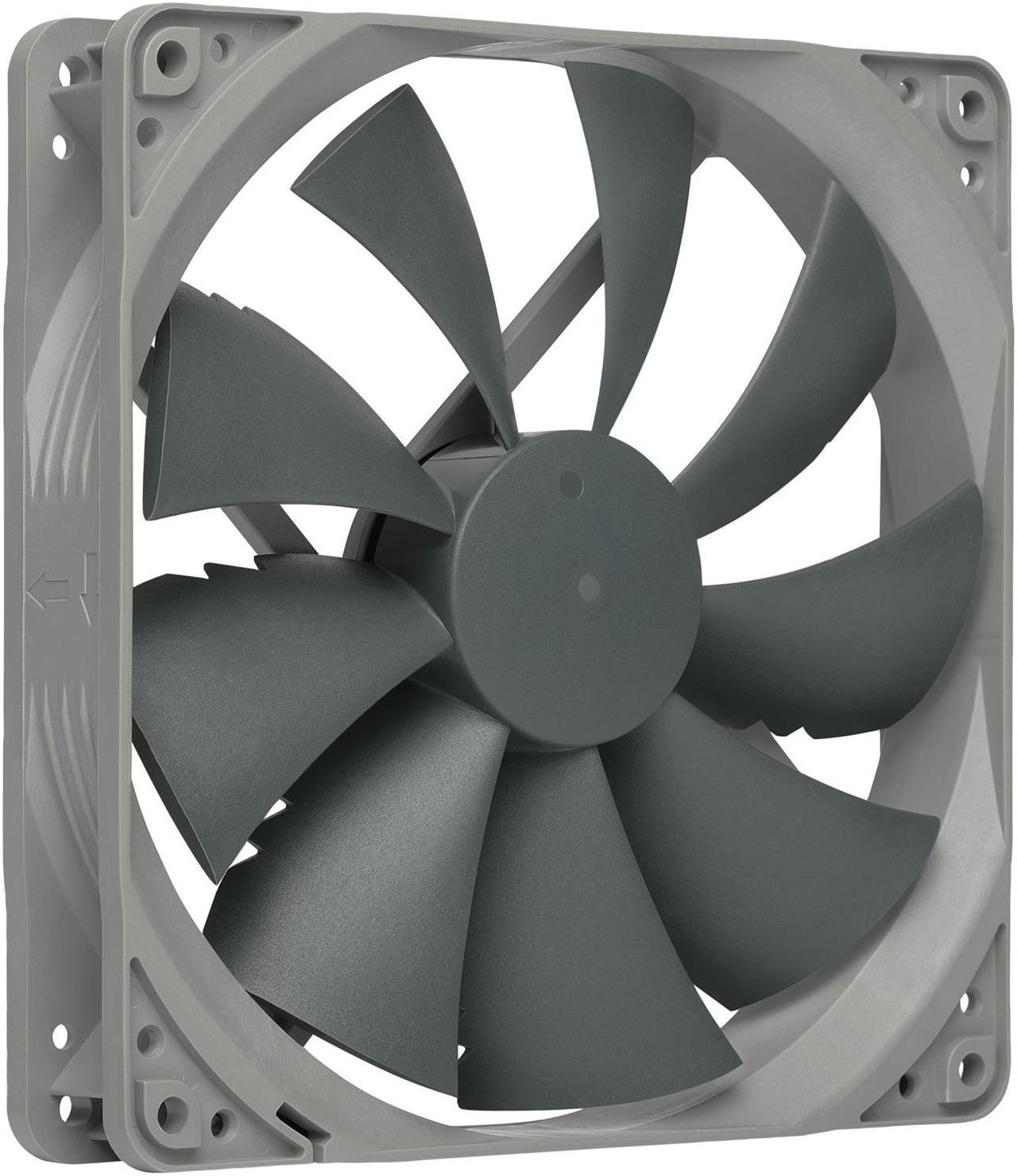 Noctua NF-P14s redux-1200 PWM, Quiet Fan, 4-Pin, 1200 RPM (140mm, Grey)