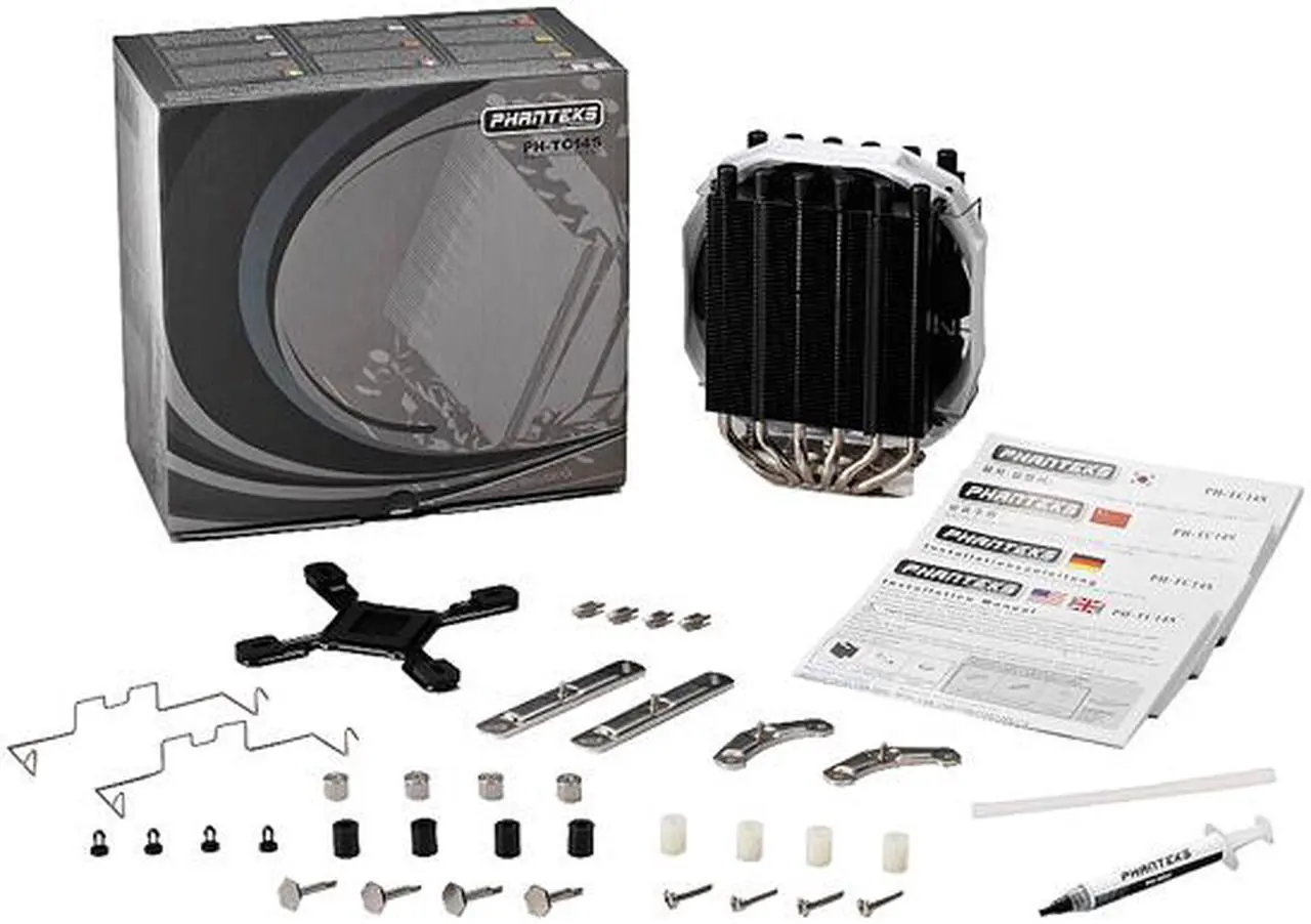 Alt view image 6 of 6 - PH-TC14S, Slim Twin Towers, 140mm PWM CPU cooler