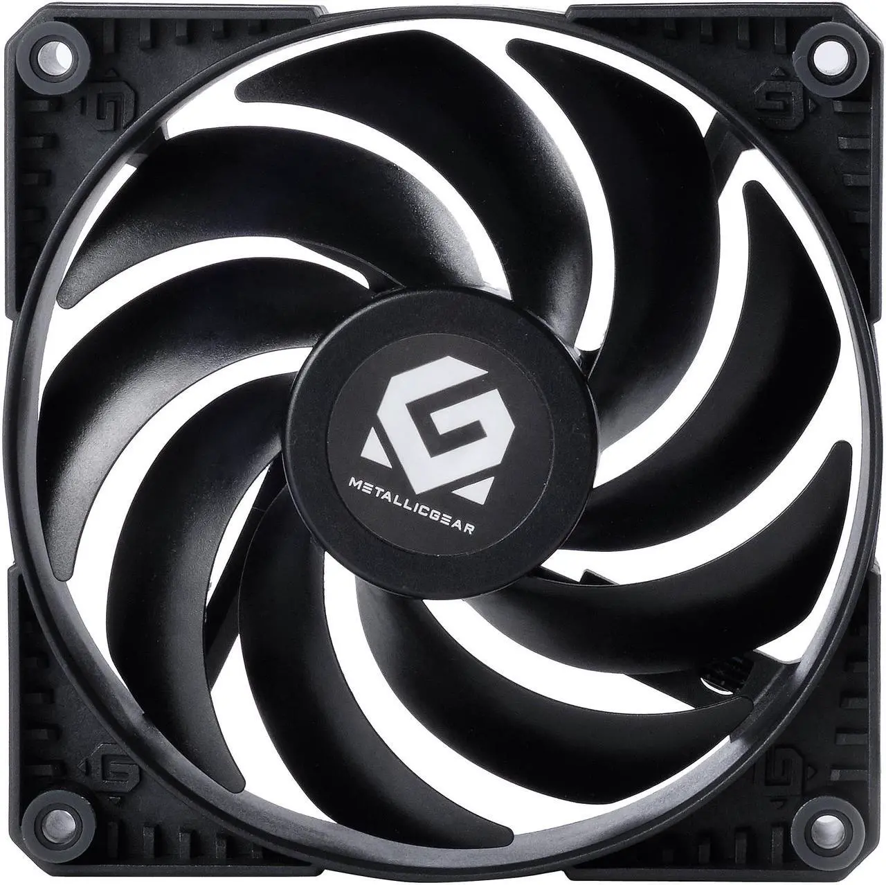 Alt view image 2 of 7 - MetallicGear Skiron MG-F120P_BBK Non-LED LED Case Fan
