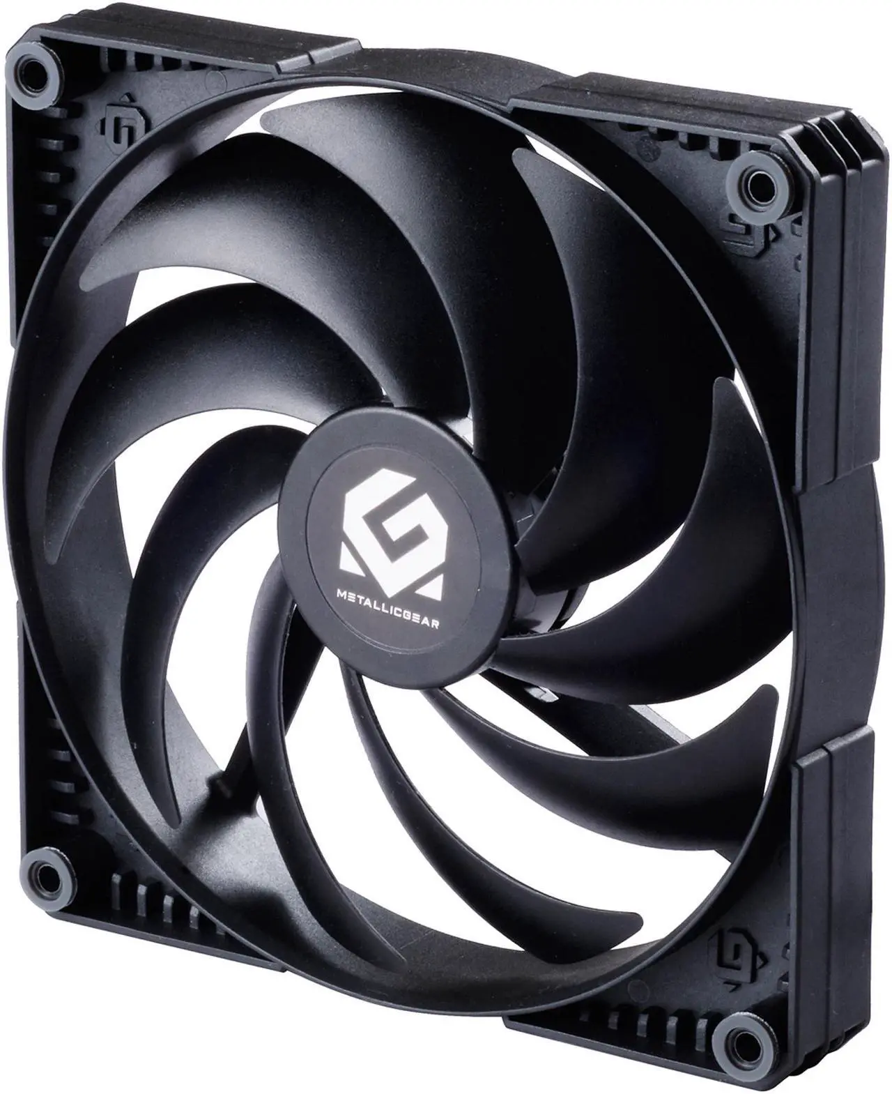 Alt view image 2 of 6 - MetallicGear Skiron MG-F140P_BBK 140mm Case Fan