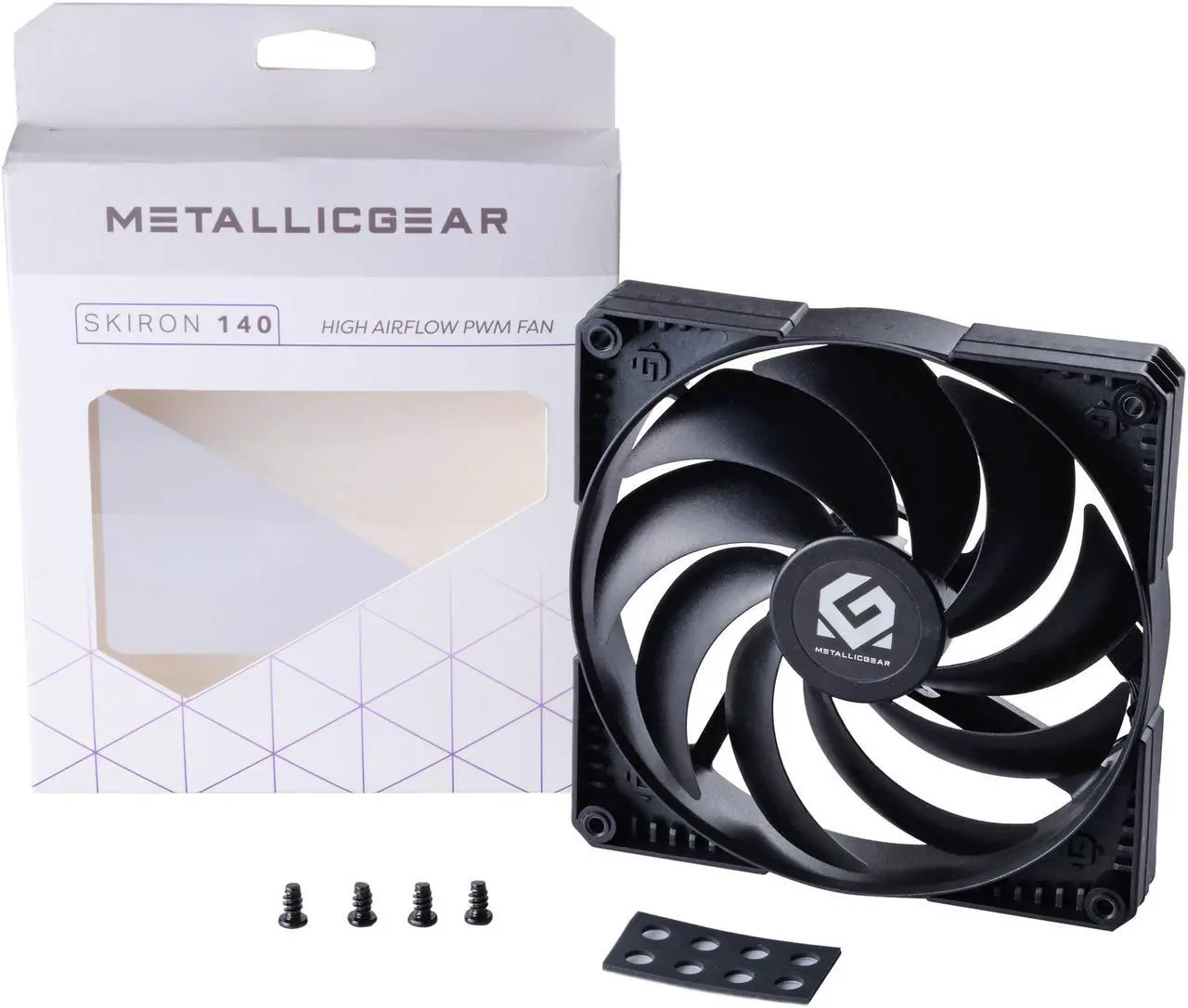 Alt view image 6 of 6 - MetallicGear Skiron MG-F140P_BBK 140mm Case Fan