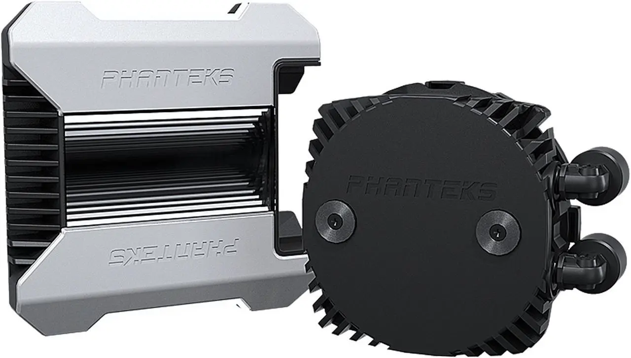Alt view image 4 of 6 - Phanteks Glacier One 360MPH D-RGB AIO Liquid CPU Cooler, Infinity Mirror Pump Cap Design, 3x Silent 120mm MP PWM Fans, 3x D-RGB Halos Fan Frames, White, LGA 1700 Bracket included